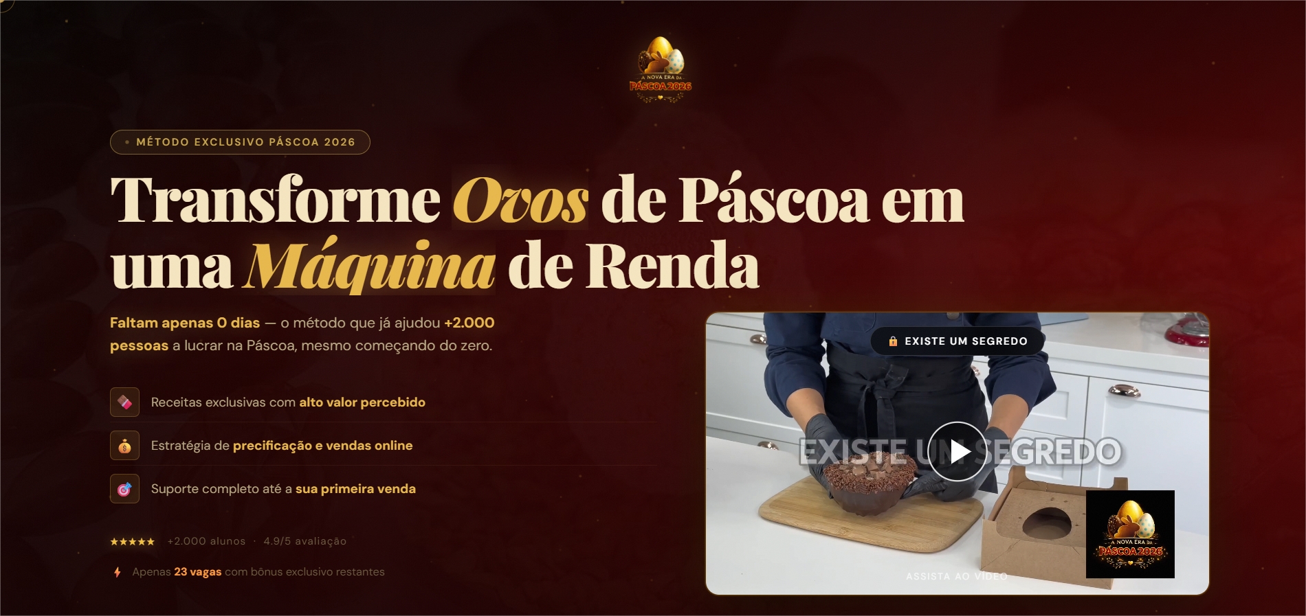 Páscoa 2026 — landing page de produto digital